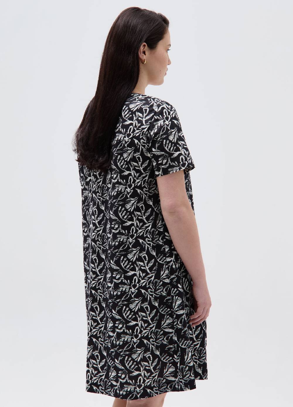 Ovs Vestito corto con stampa all-over Curvy Vendita
