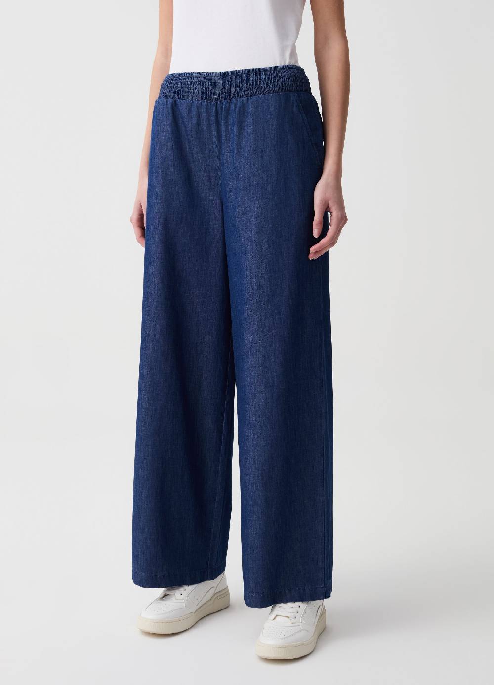 Ovs Jeans wide leg in tessuto fluido Pezzi Unici