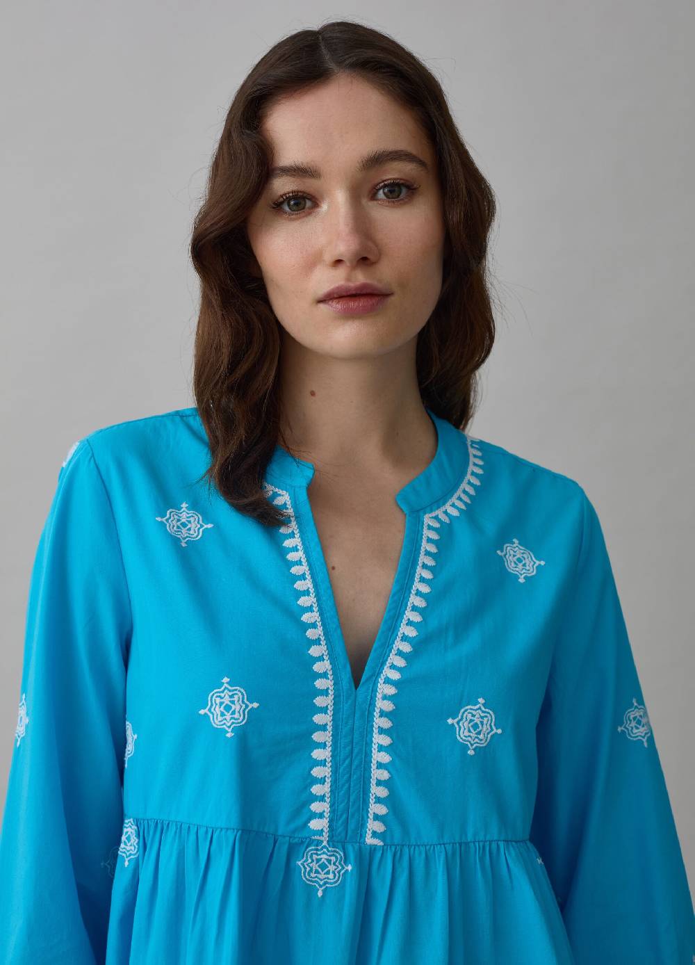 Ovs Vestito corto in cotone con ricami etnici Shopping Online