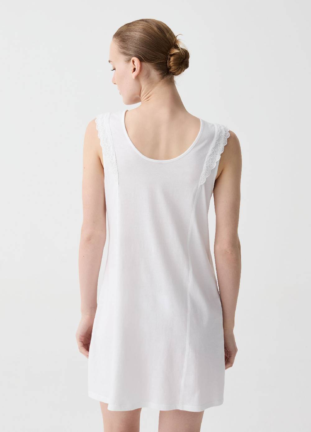 Ovs Camicia da notte con pizzo e bottoni Bestseller