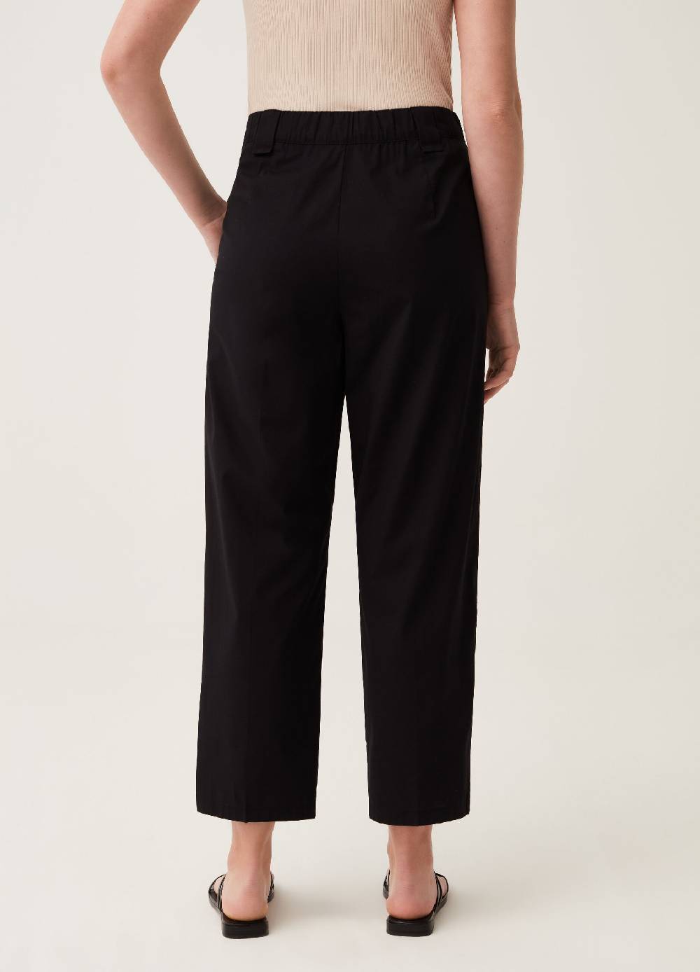 Ovs Pantaloni a sigaretta ankle fit con pinces In Linea