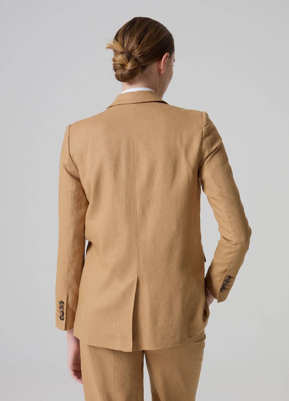 Ovs Blazer PIOMBO in lino e viscosa Vendita