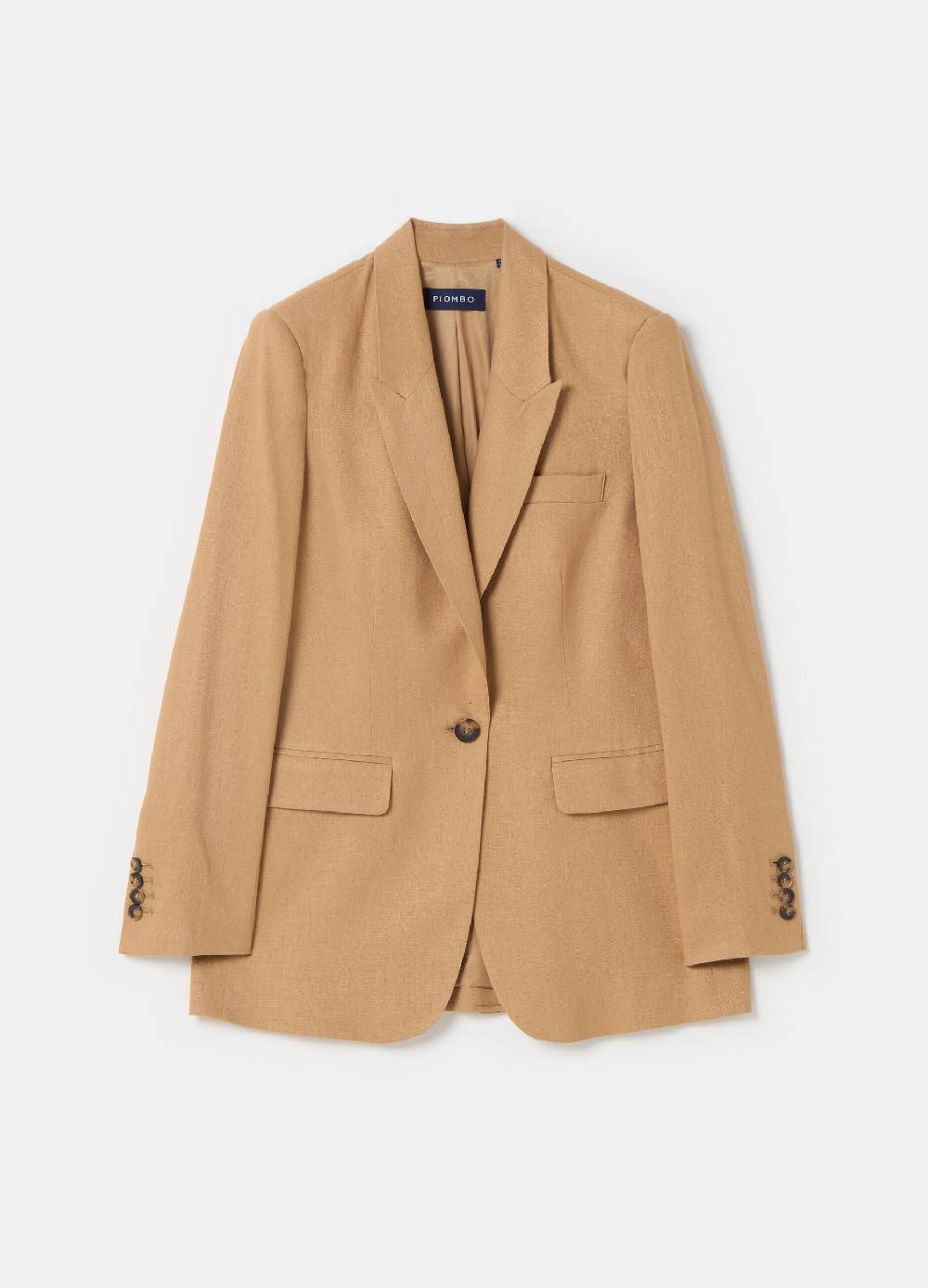 Ovs Blazer PIOMBO in lino e viscosa Vendita