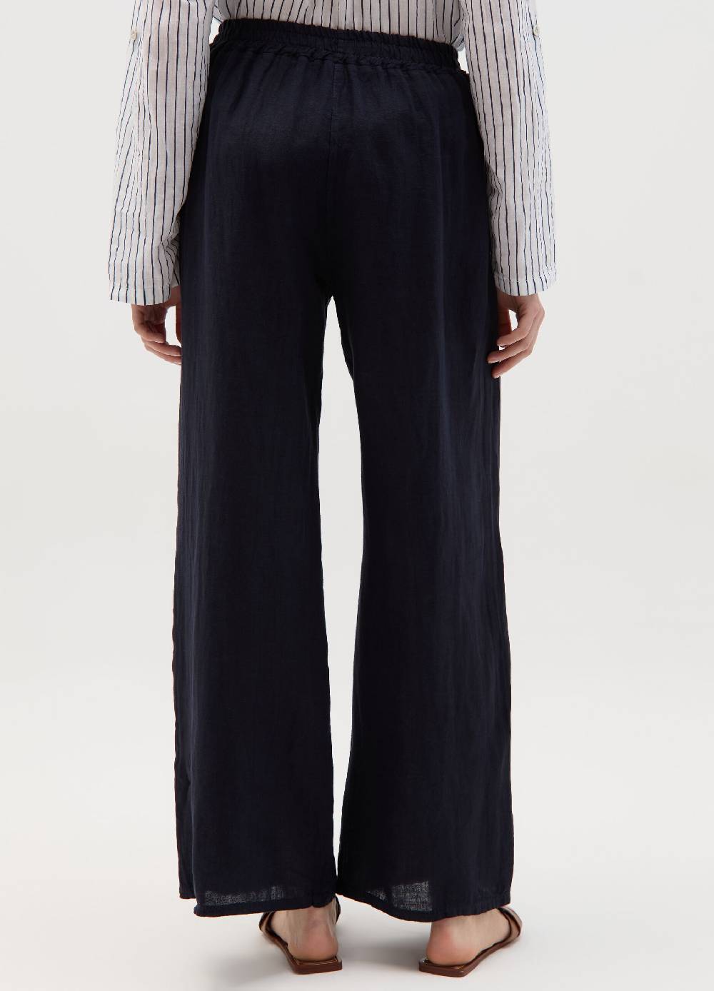 Ovs Joggers wide leg in lino con coulisse Affare Del Giorno
