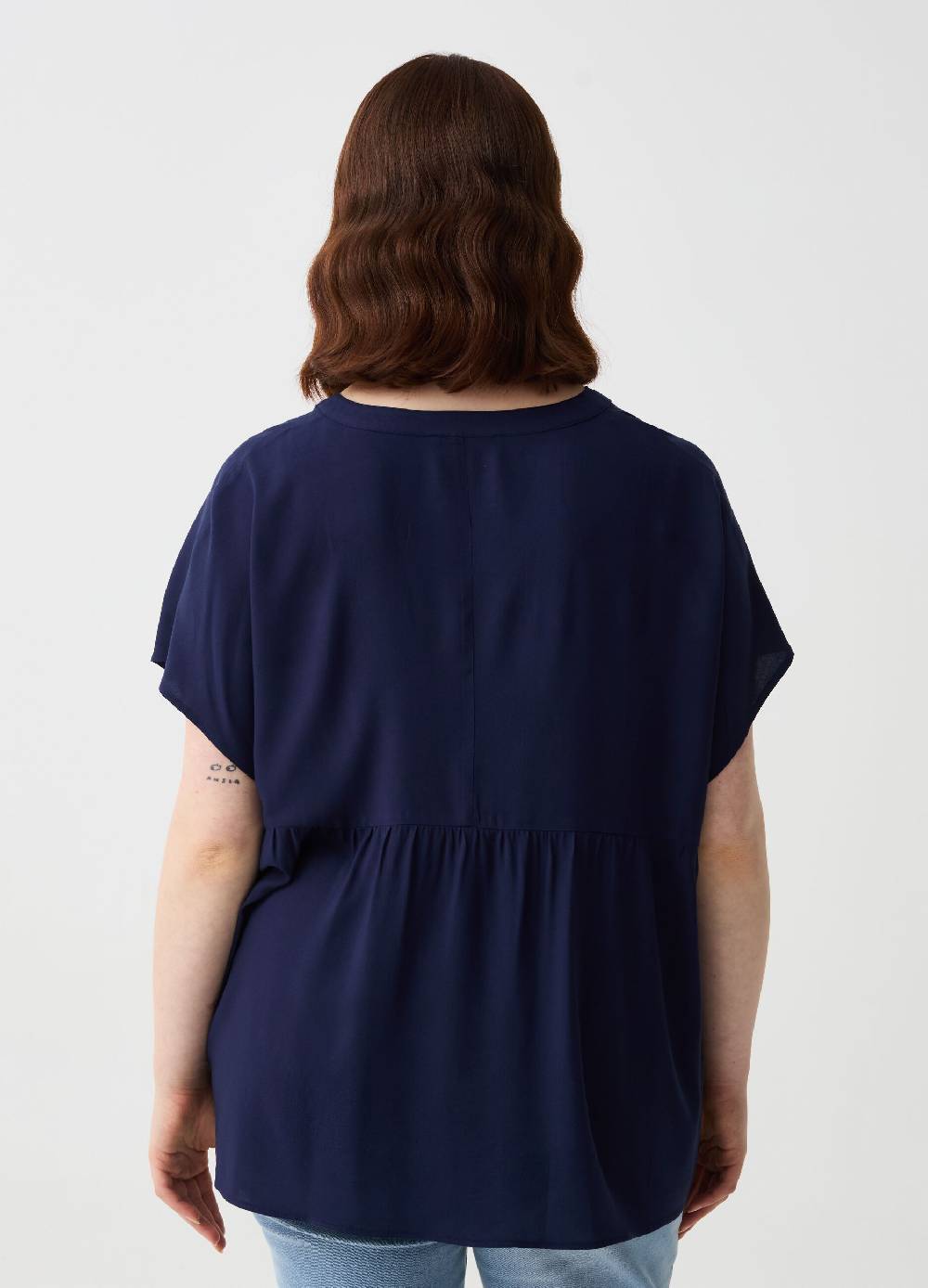 Ovs Blusa in viscosa con bottoni Curvy Online