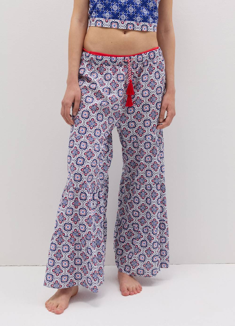 Ovs Pantalone estivo wide leg Positano Saldi Di Fabbrica