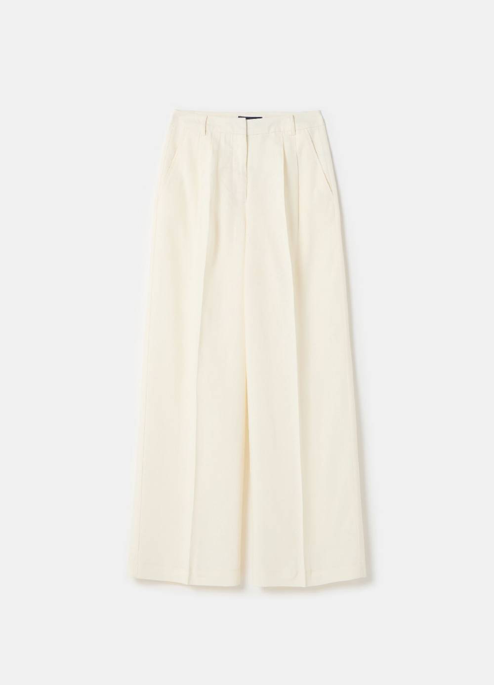 Ovs Pantaloni ampi in lino e viscosa PIOMBO Vendite Flash