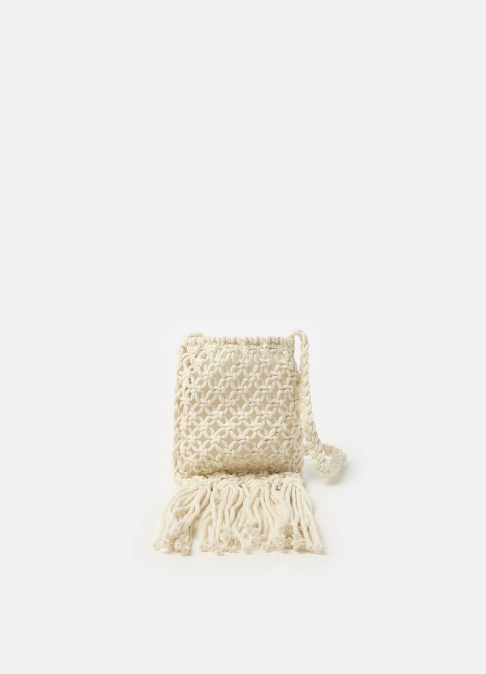 Ovs Borsa crochet con frange