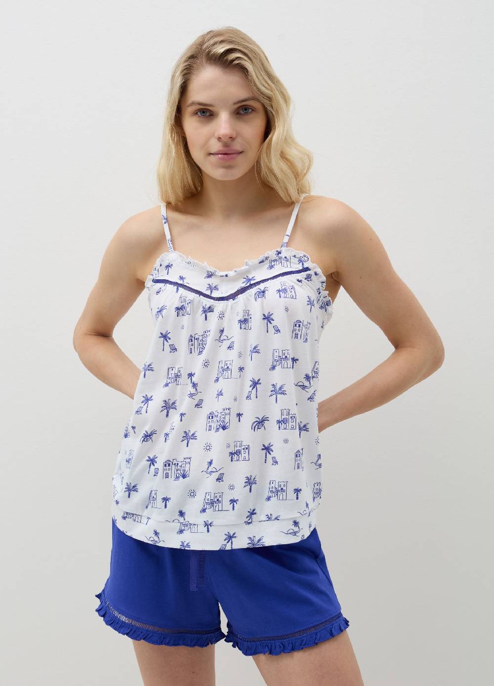 Ovs Pigiama corto con stampa Summer Vibes