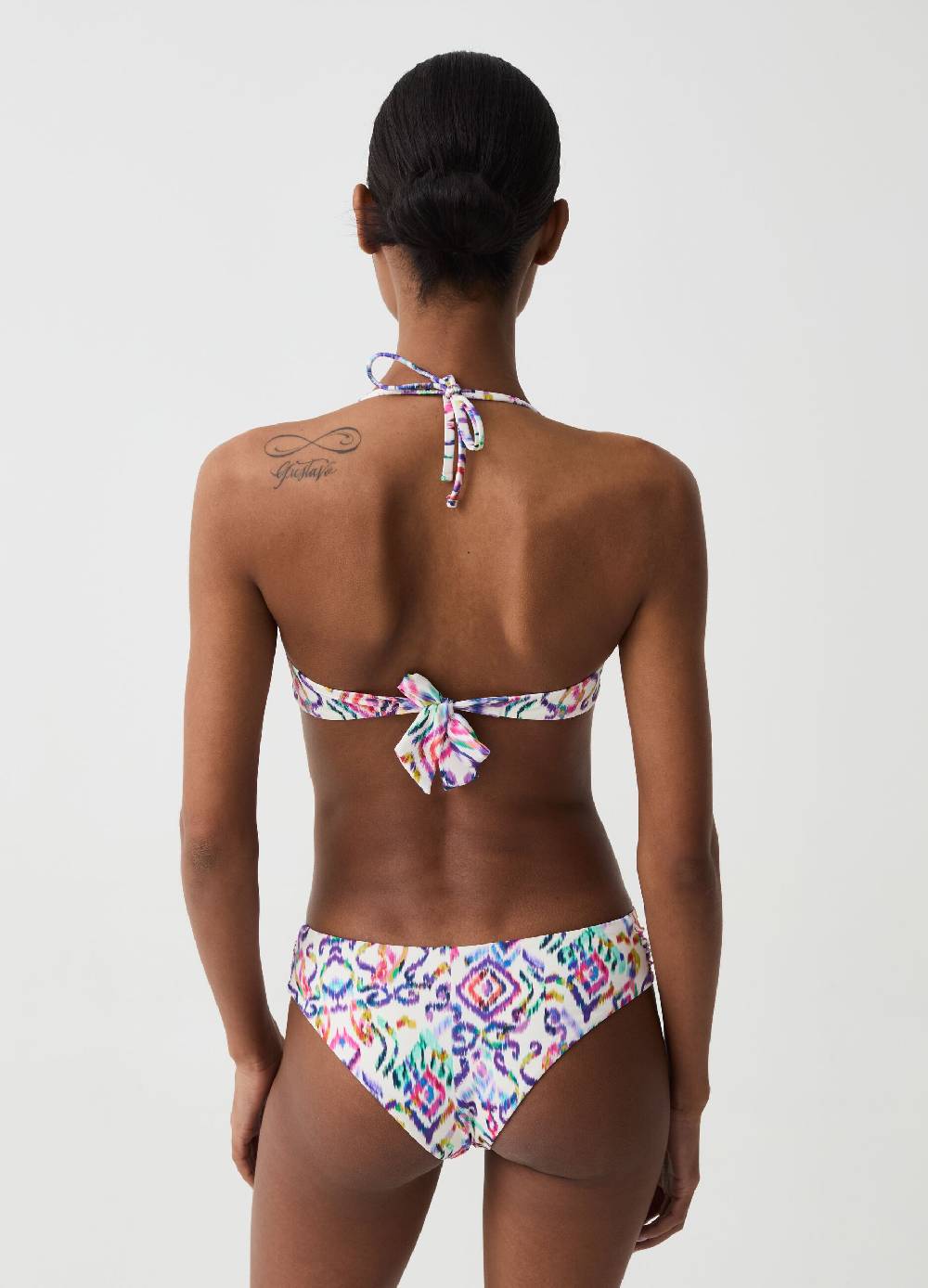 Ovs Top bikini a fascia con stampa ikat Offerta