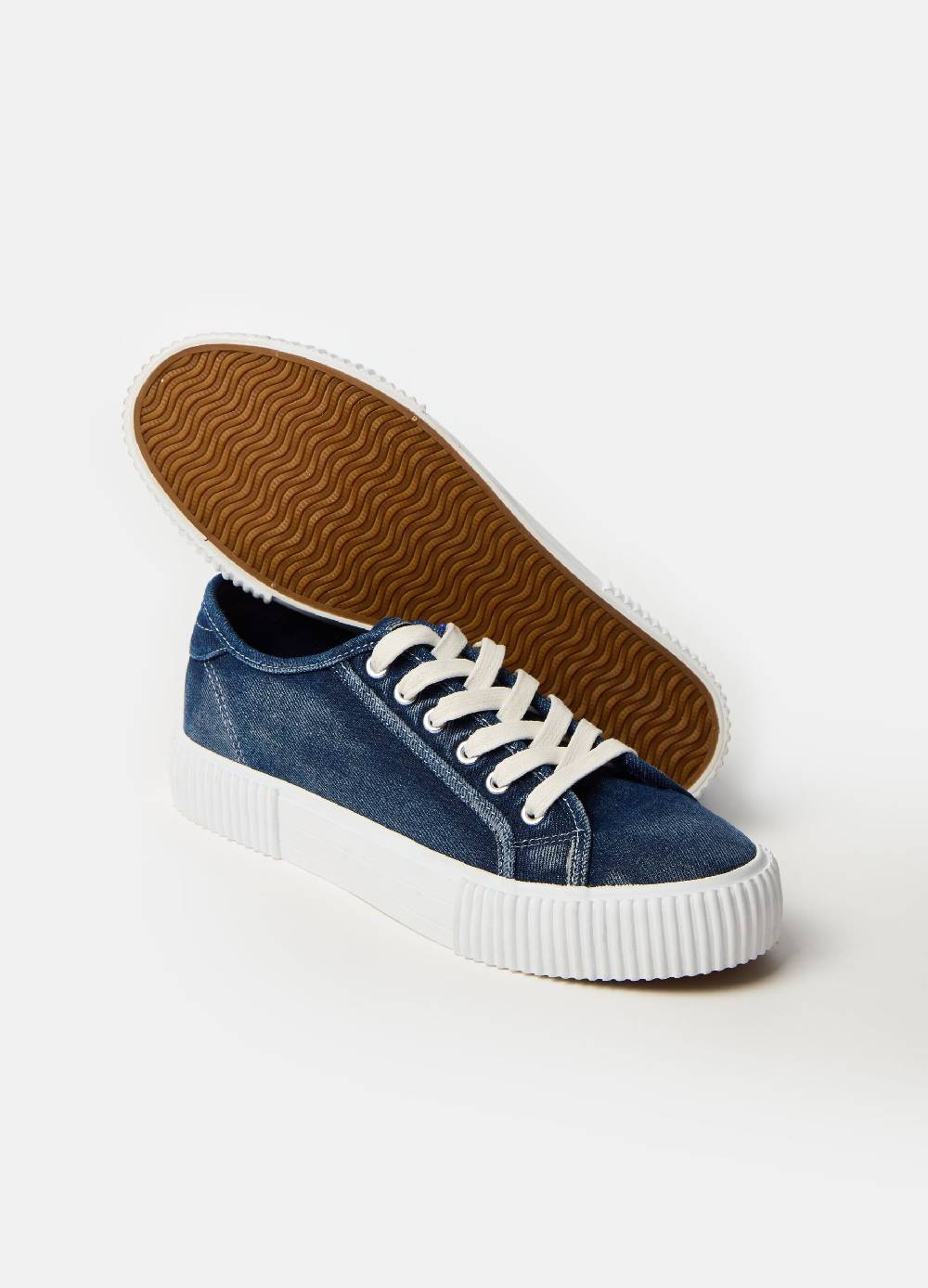 Ovs Sneakers in denim In Vendita