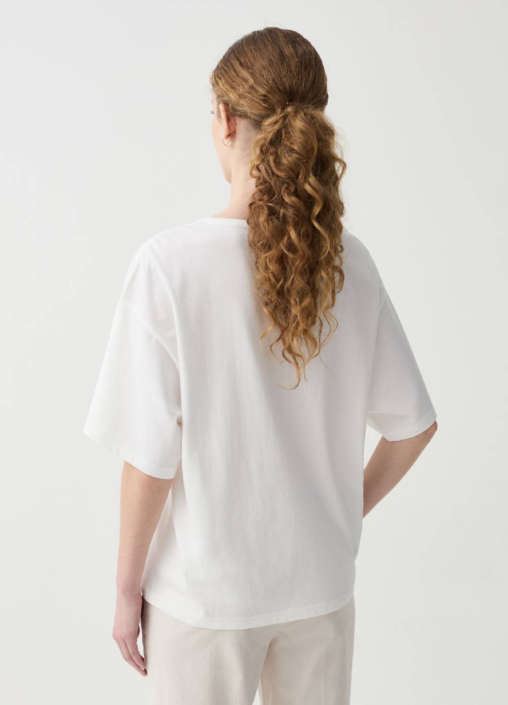Ovs T-shirt con paillettes maniche a kimono Vendita Calda