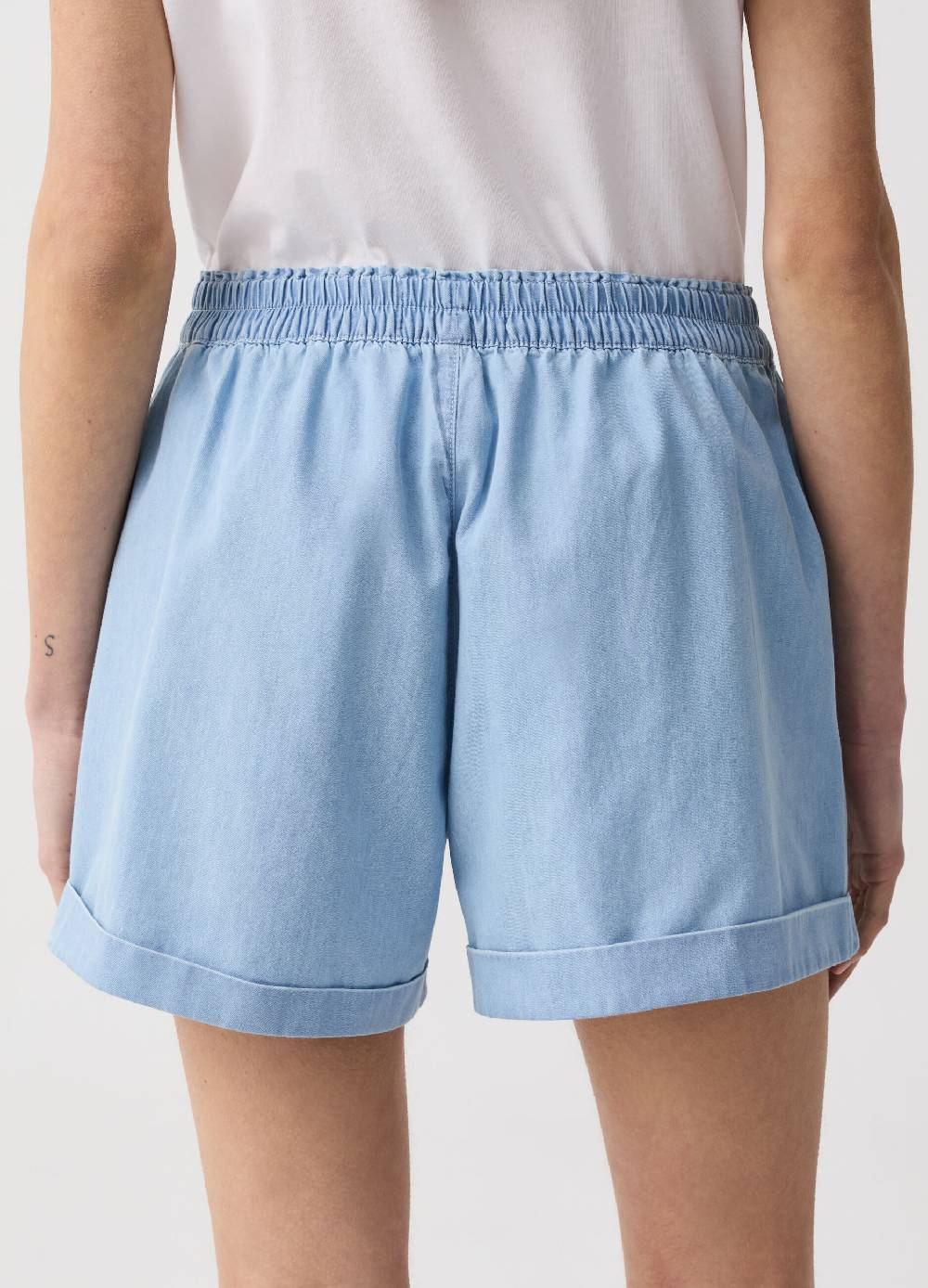 Ovs Shorts in denim fluido con tasche Moda