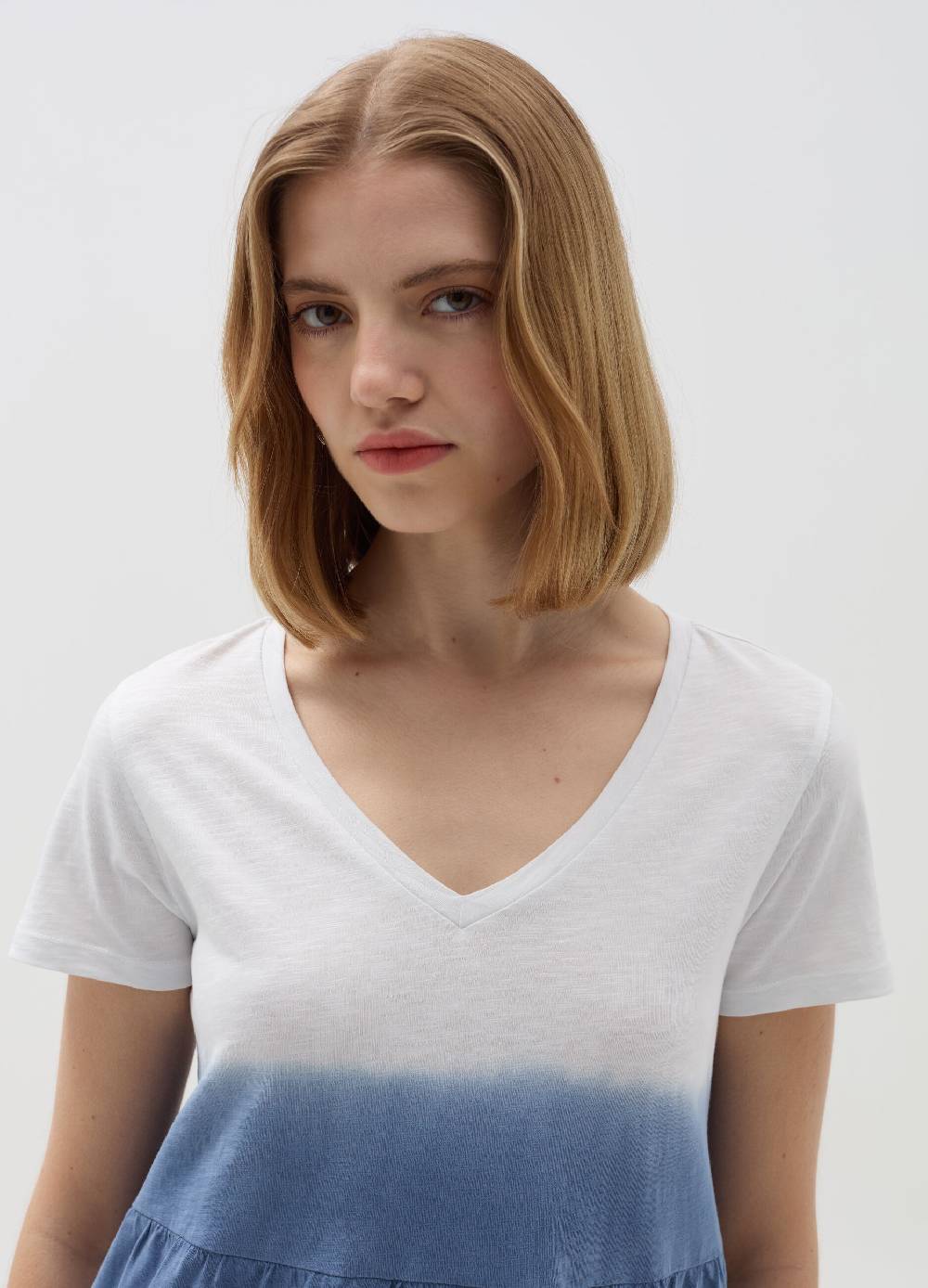 Ovs Vestito Essential Dip Dye a balze Presa