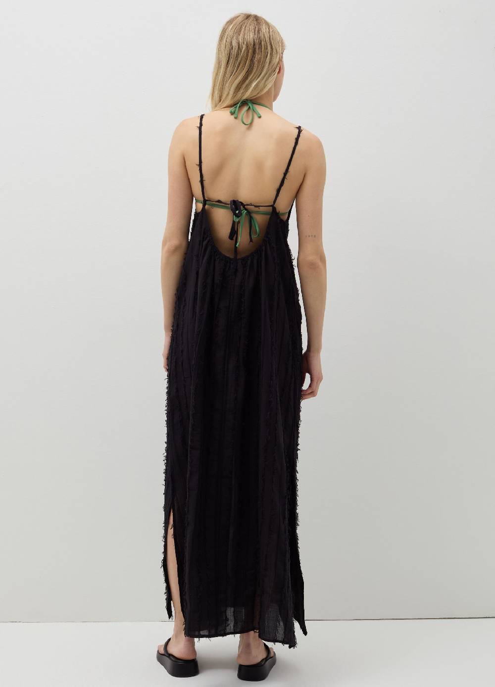 Ovs Vestito copri costume a righe sfrangiate Offerte