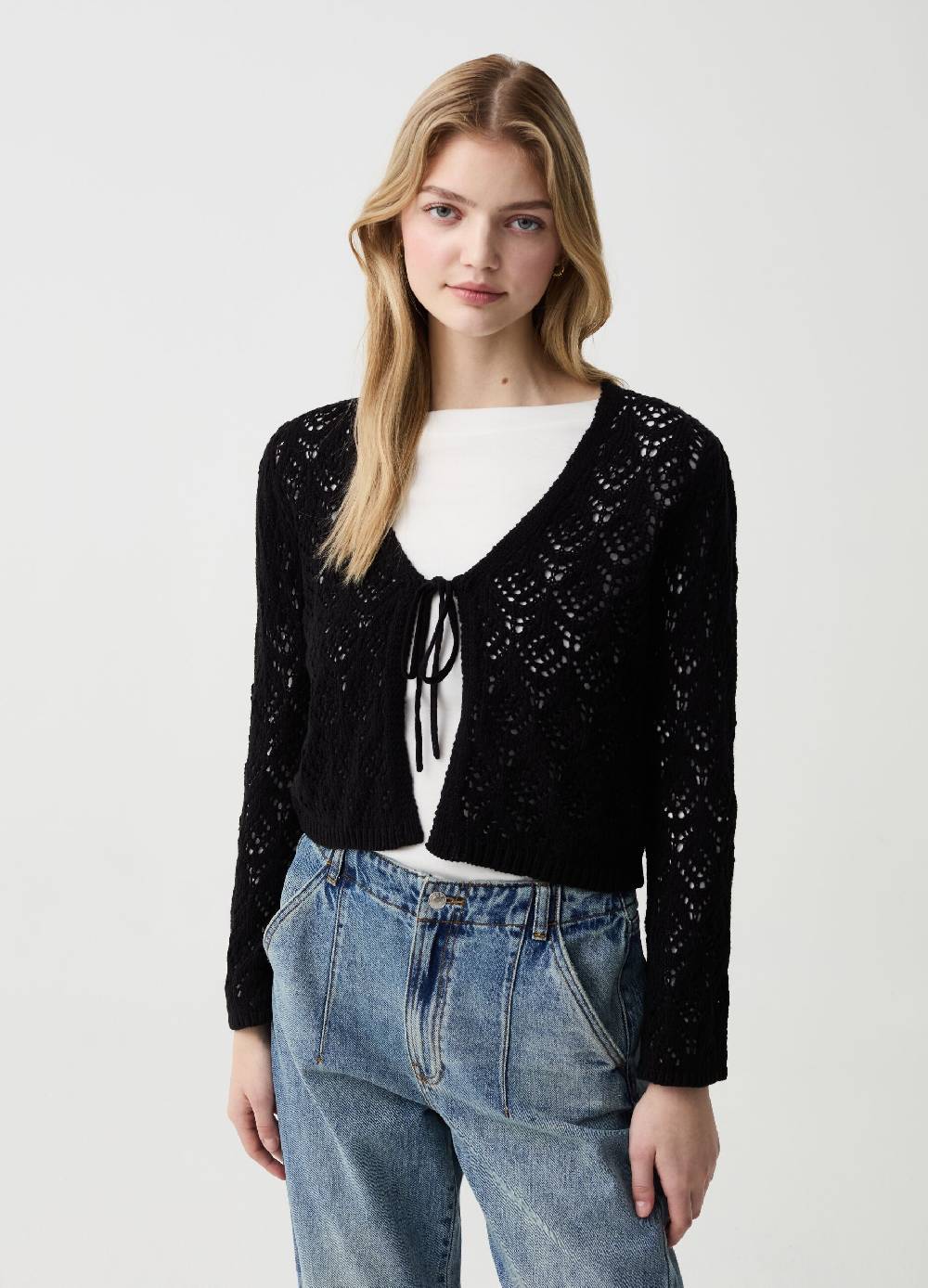 Ovs Cardigan crochet con laccetto Qualità