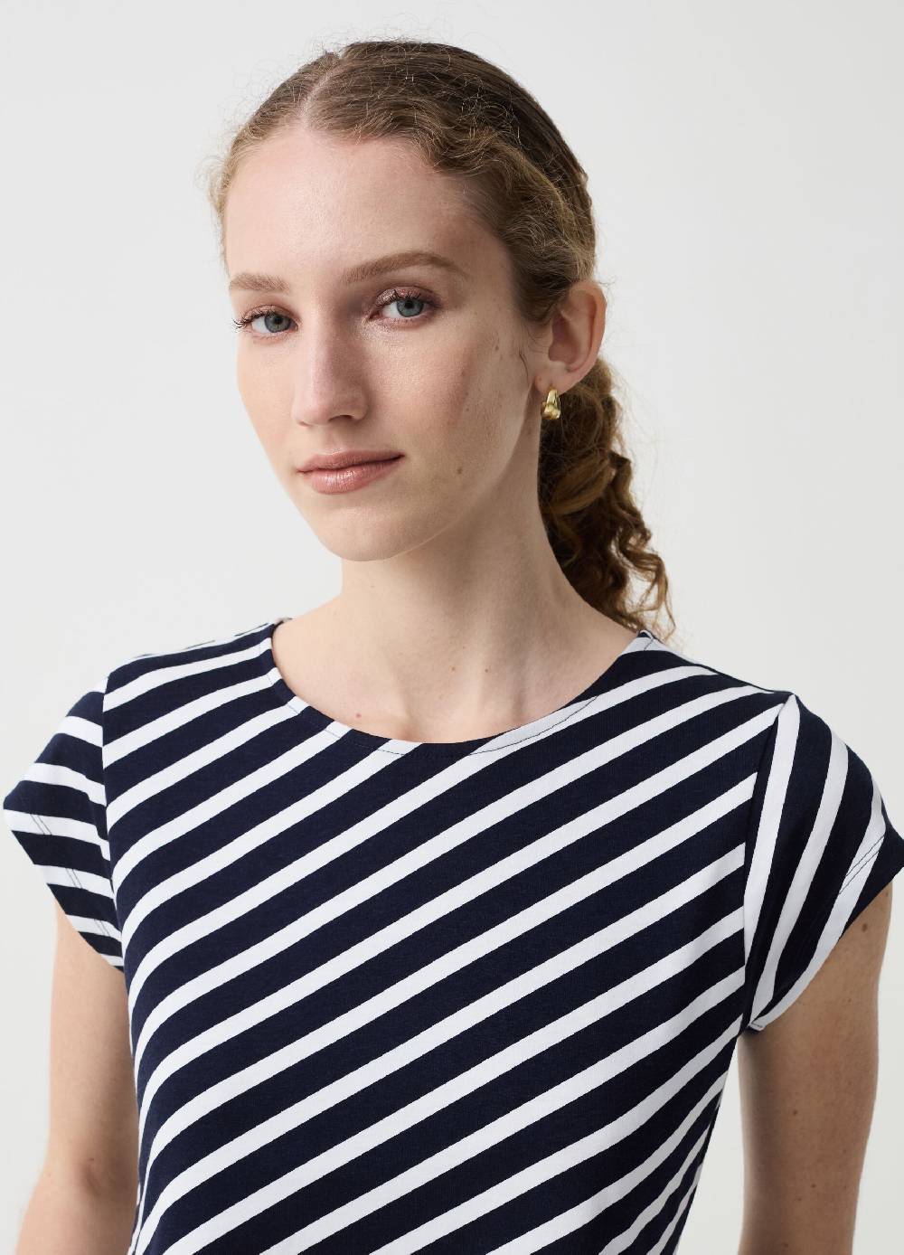 Ovs Vestito Essential a righe diagonali Vendita