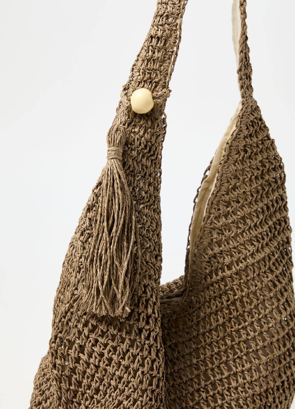 Ovs Borsa hobo in rafia Acquista Ora