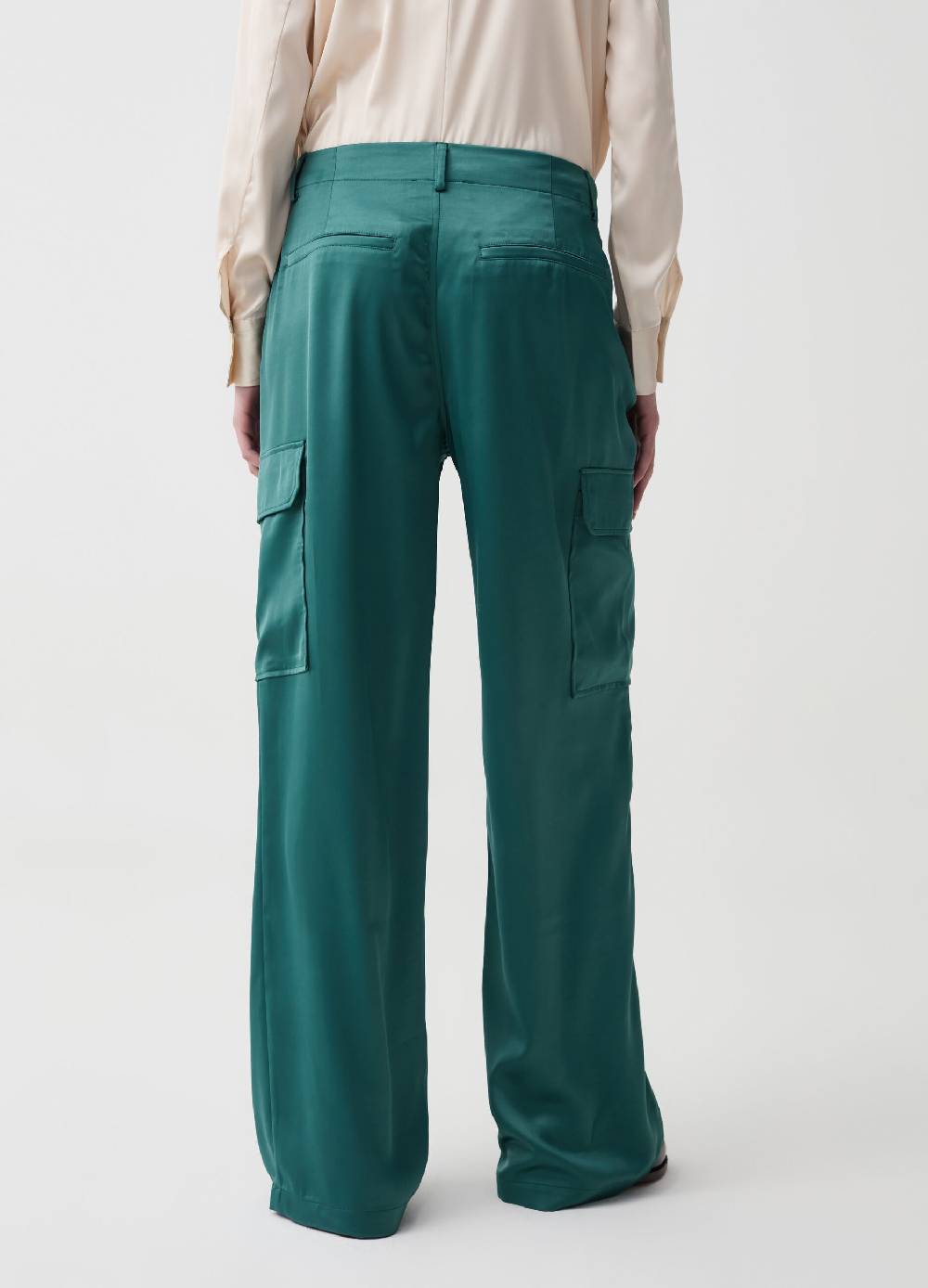 Ovs Pantalone cargo in satin Consegna Veloce