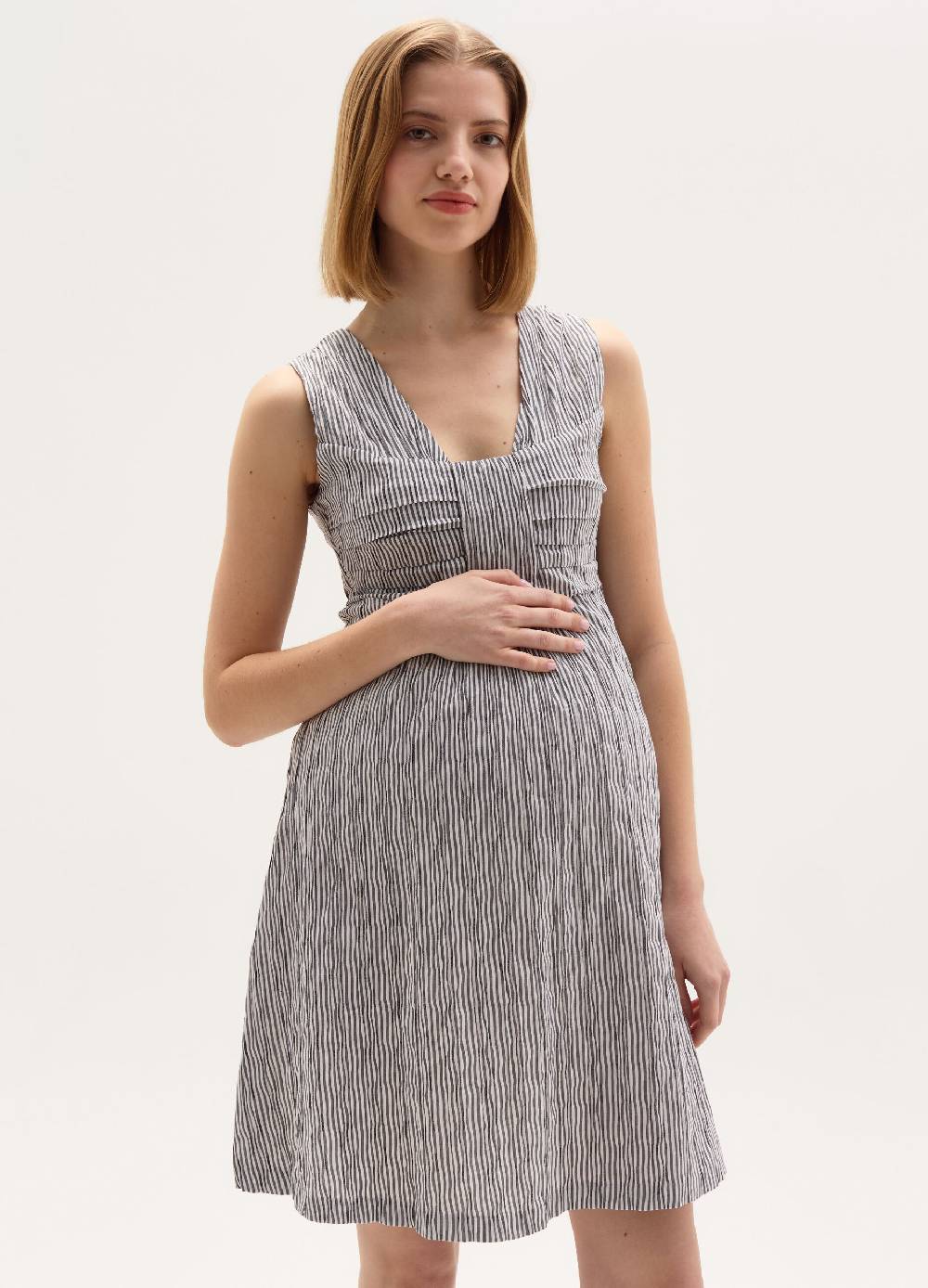 Ovs Vestito premaman a righe sottili Shopping Online