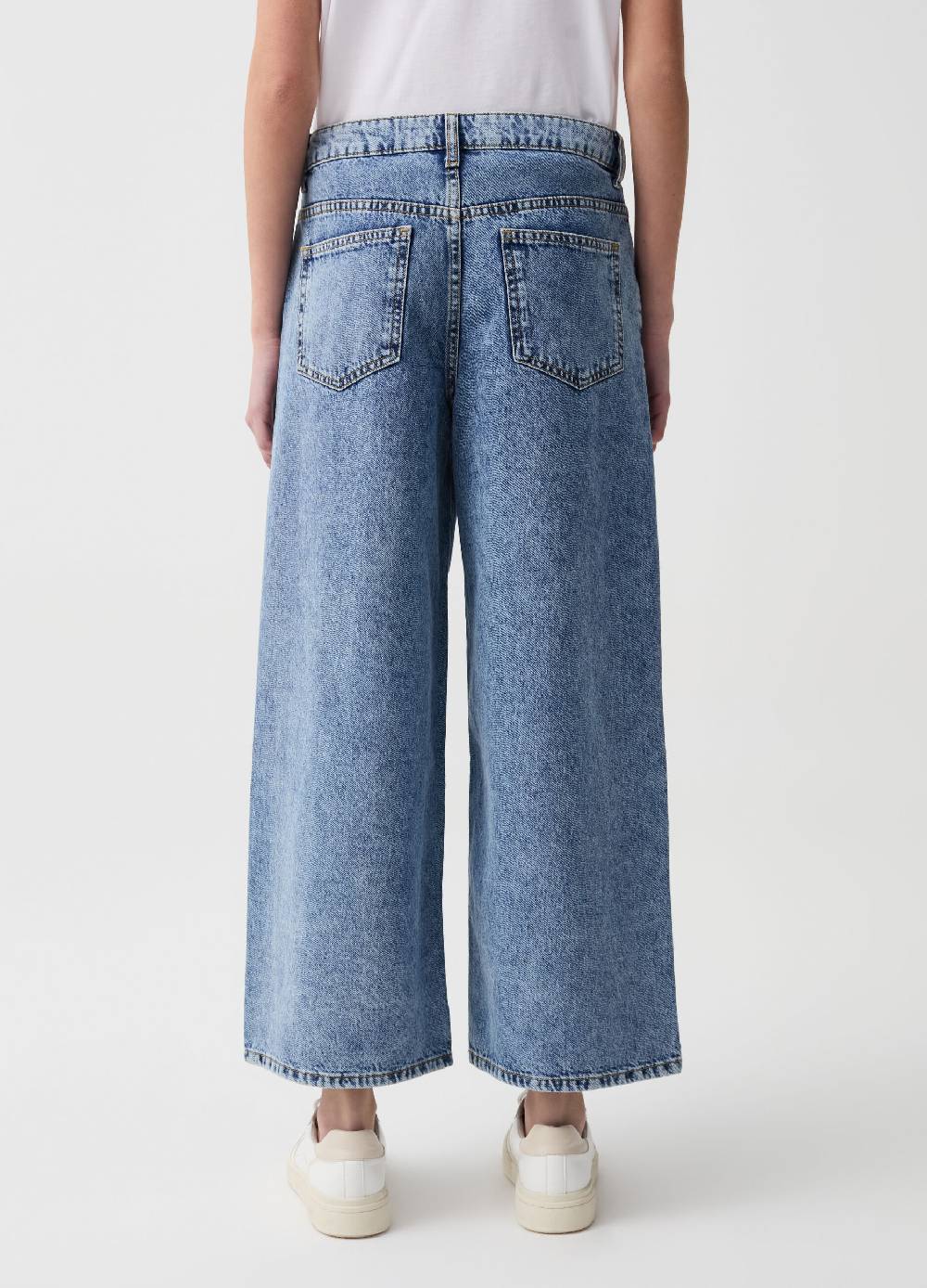 Ovs Jeans cropped wide leg Economico
