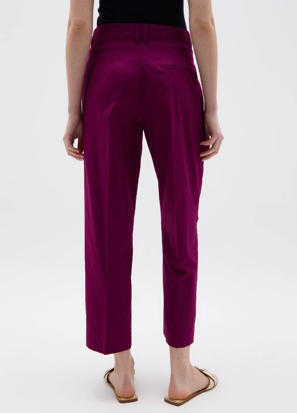 Ovs Pantalone a sigaretta crop con pinces Online