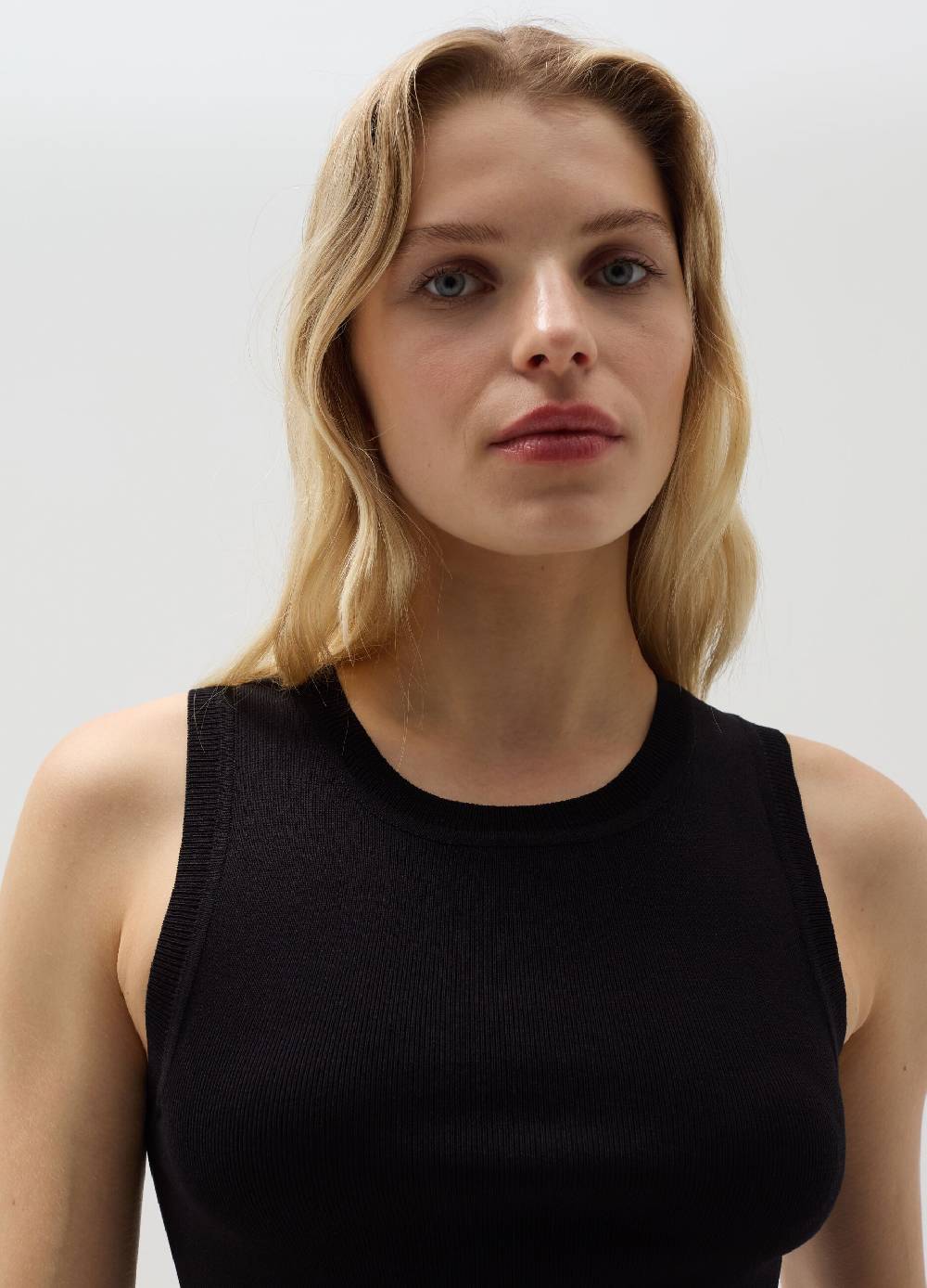Ovs Tank top in crêpe tinta unita In Vendita