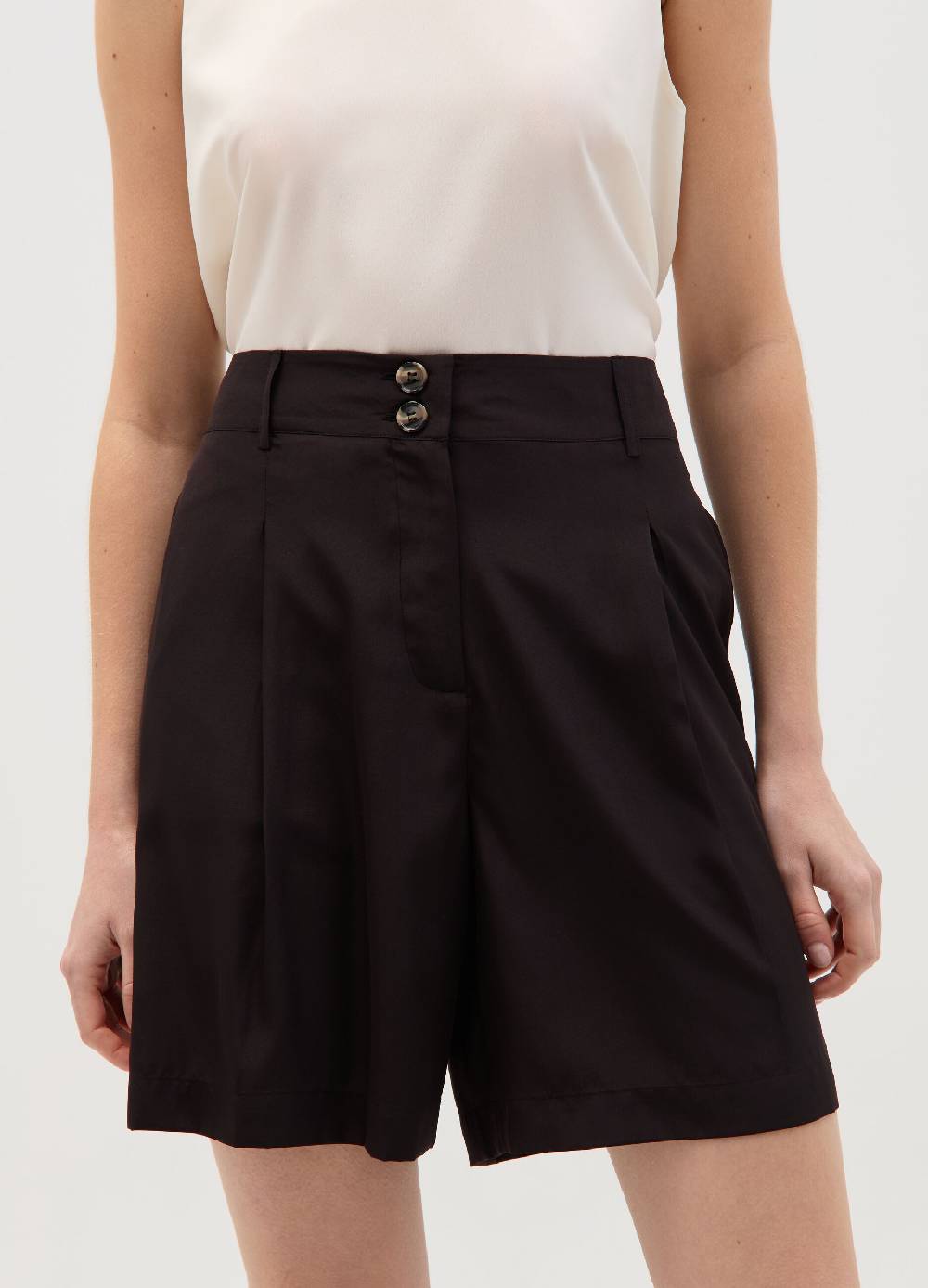 Ovs Shorts a vita alta con pinces Promozione Limitata