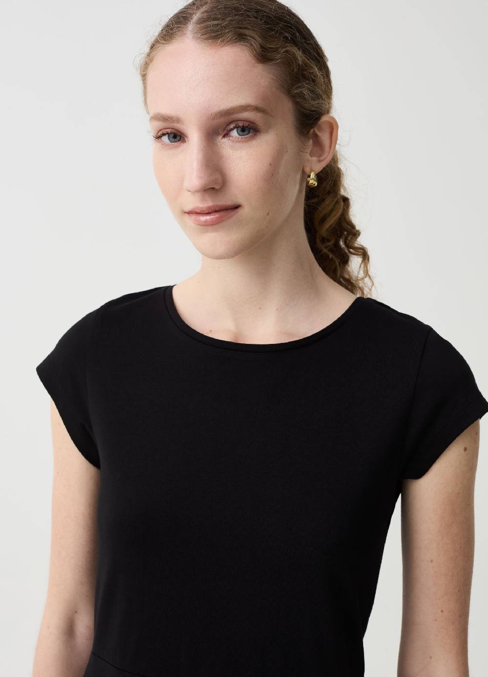 Ovs Vestito Essential corto in cotone Vendite Flash