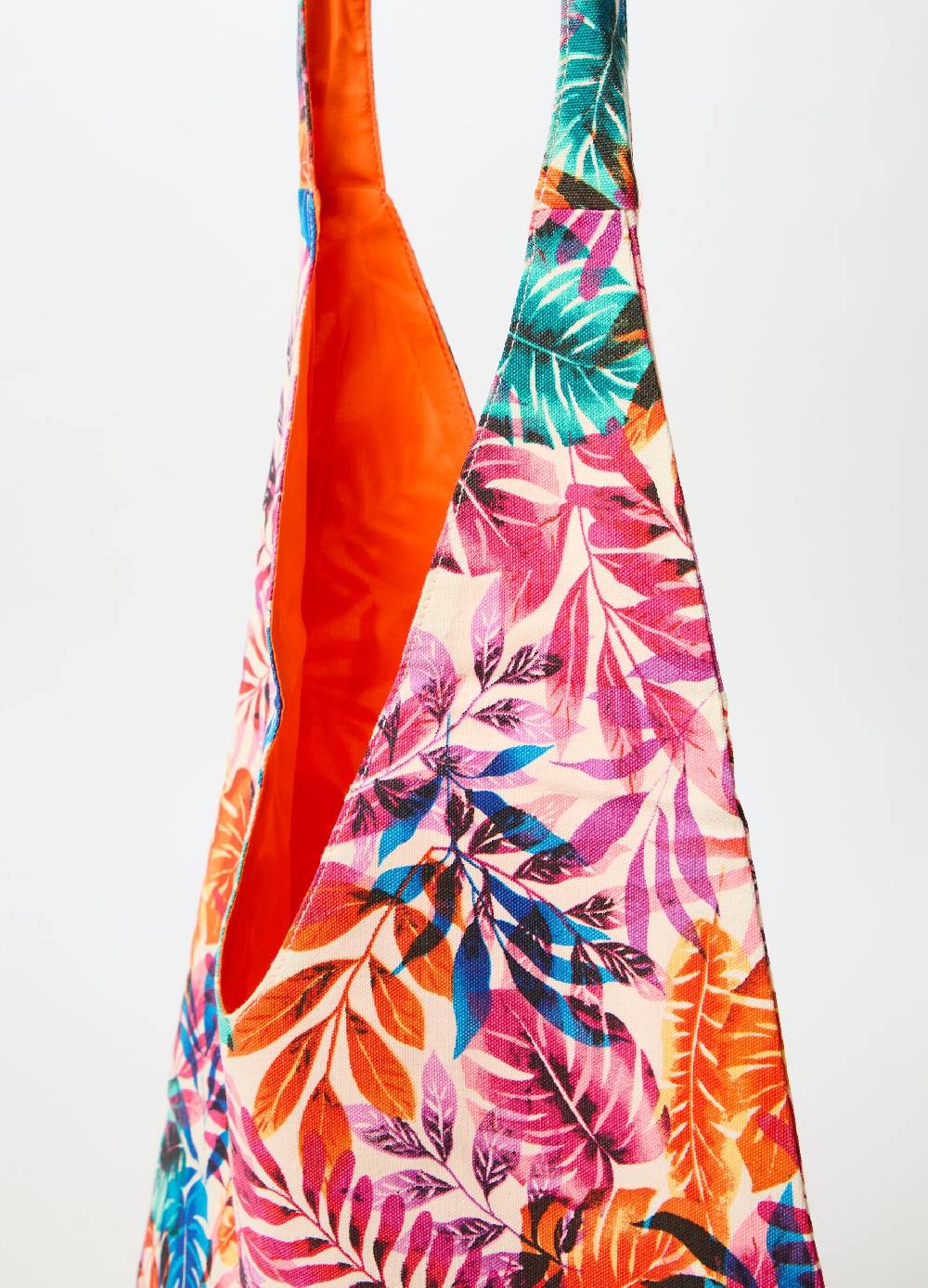 Ovs Borsa shopper in tela con stampa In Saldo