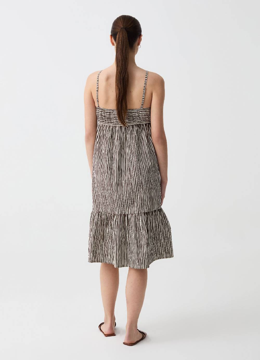 Ovs Vestito midi con balza Shopping Online