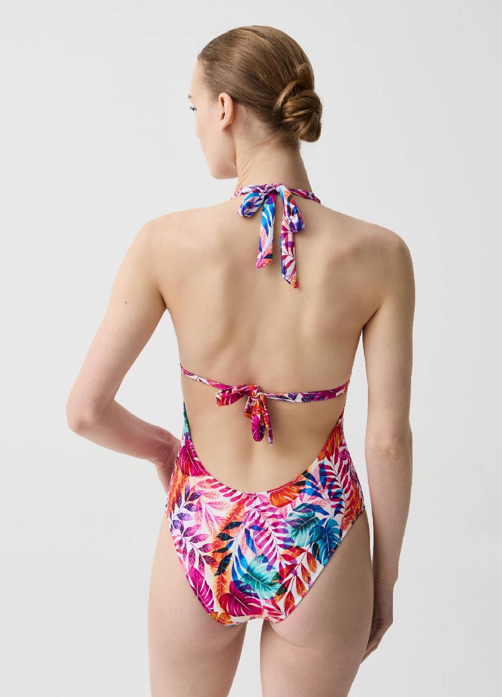 Ovs Costume intero stampa foliage multicolor Economico