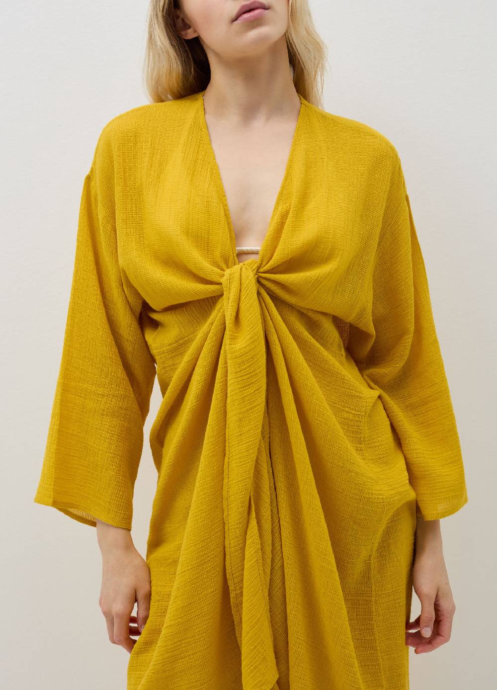 Ovs Kimono copri costume scollo a V con nodo Outlet