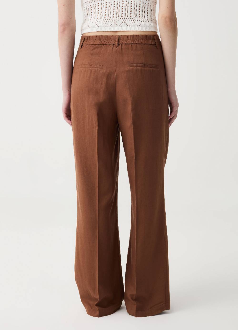 Ovs Pantalone wide leg con pinces Nuova