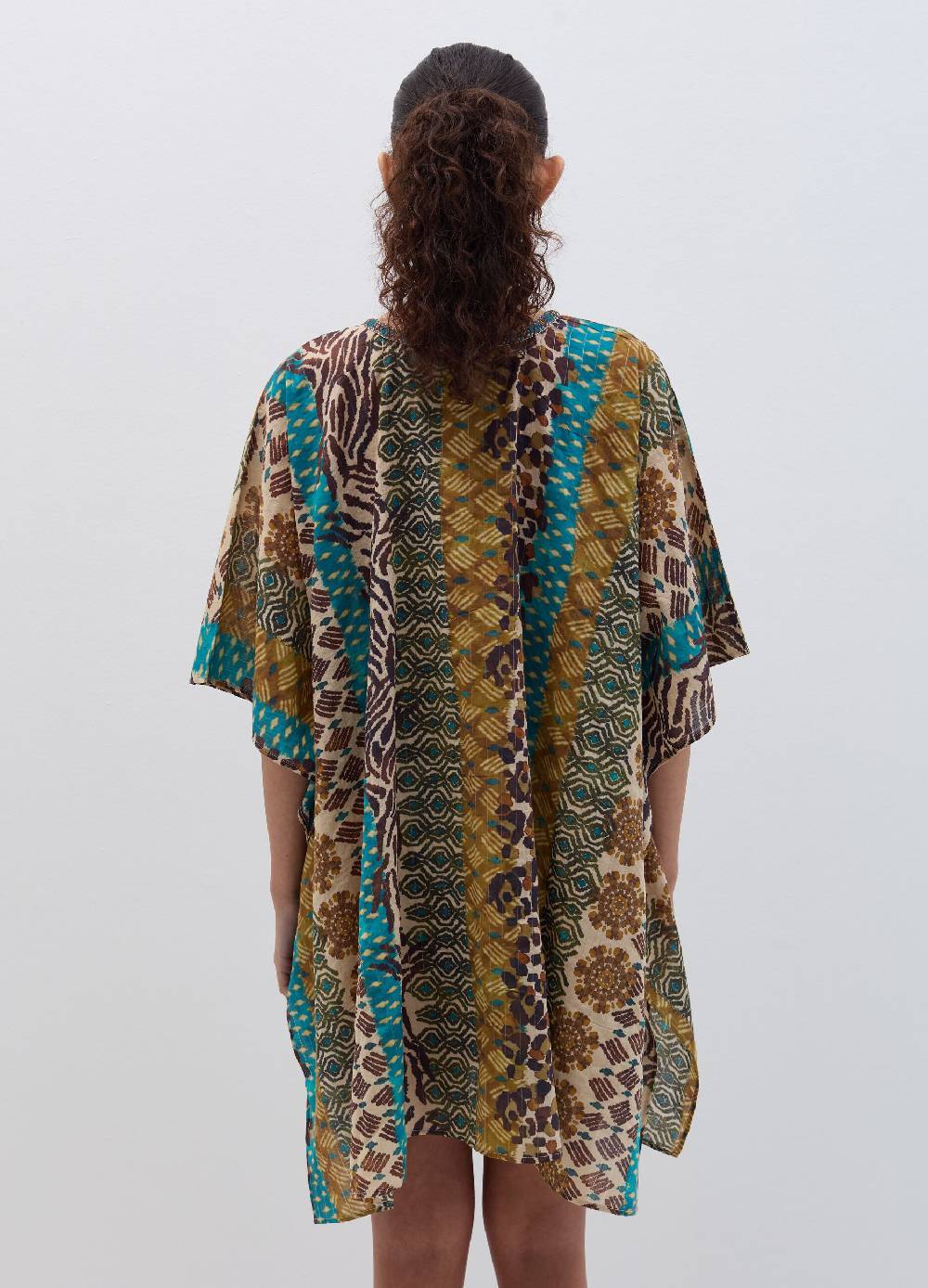 Ovs Kimono aperto copri costume stampa esotica Vendita