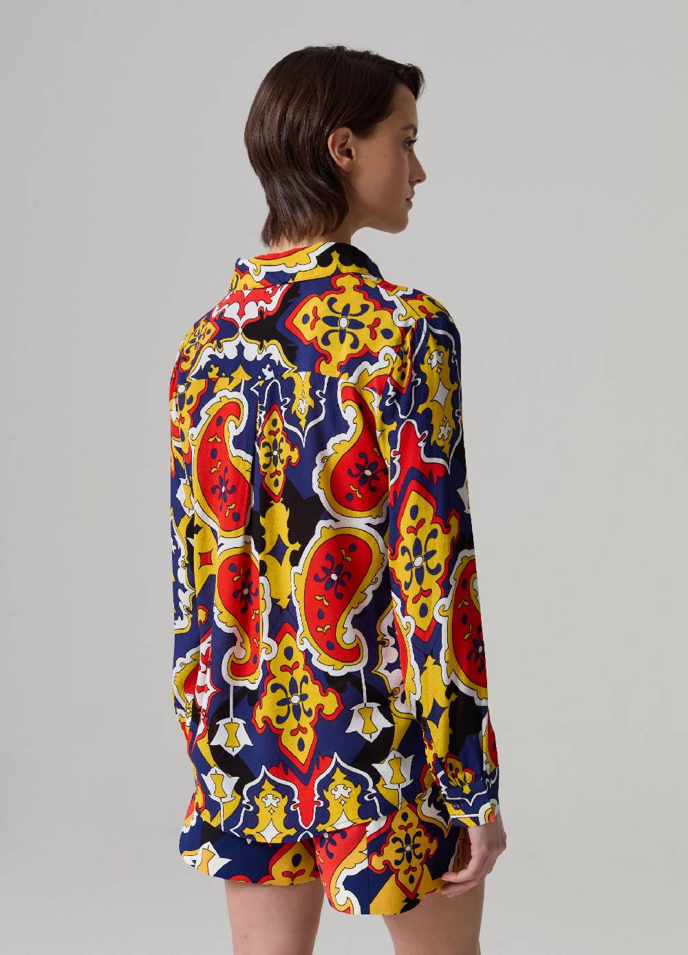 Ovs Camicia in crêpe con stampa all-over Negozi Online