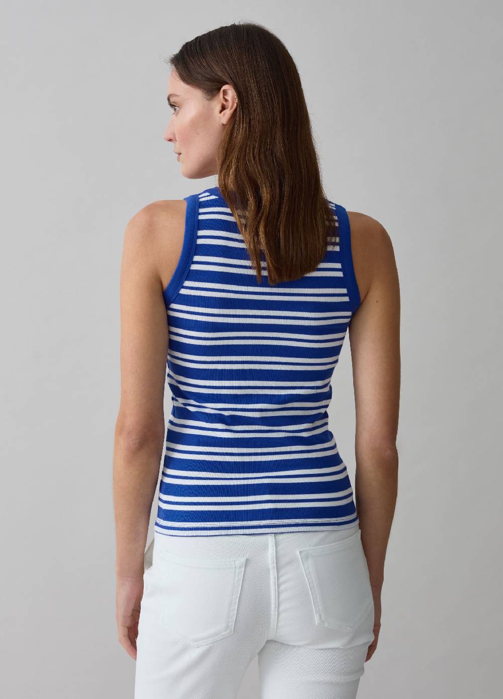 Ovs Tank top a costine fantasia a righe Consegna Veloce