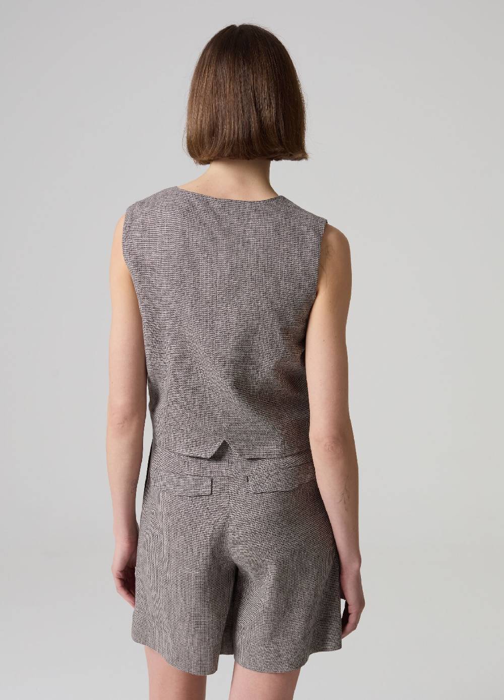 Ovs Gilet sartoriale in lino e viscosa Convenienza