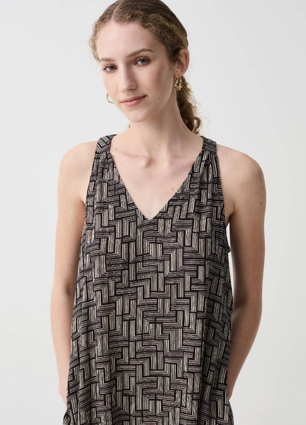 Ovs Vestito corto con stampa all-over Hotsell