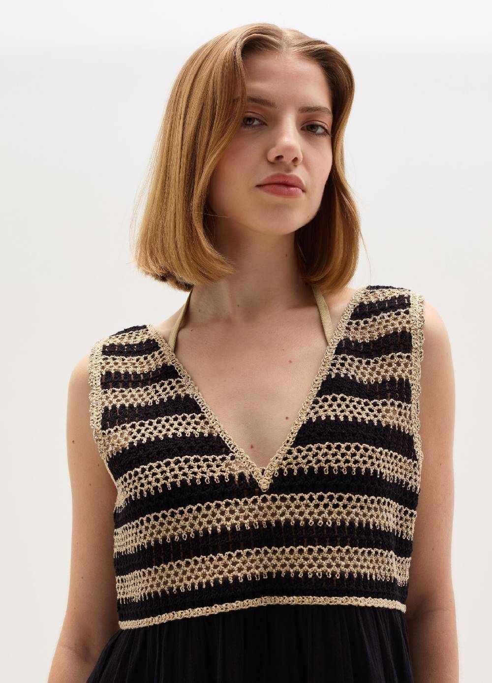Ovs Abito lungo copri costume con top crochet Negozio