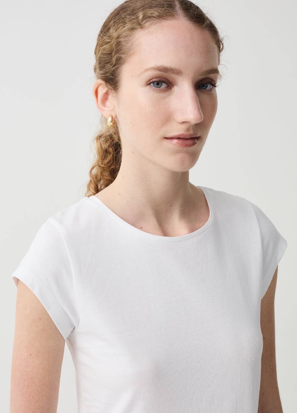 Ovs Vestito Essential corto in cotone In Saldo
