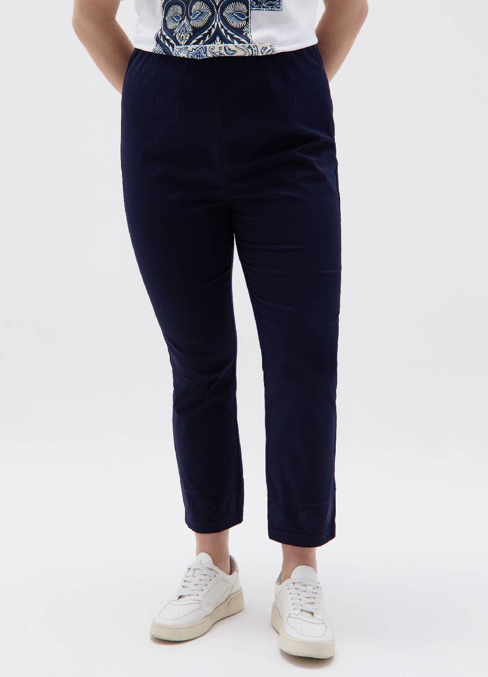 Ovs Pantalone a sigaretta con sangallo Curvy In Linea