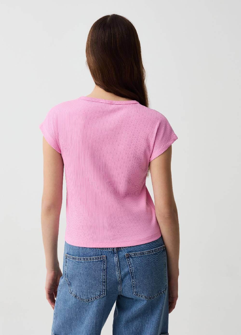 Ovs T-shirt Essential a costine con maniche kimono Online