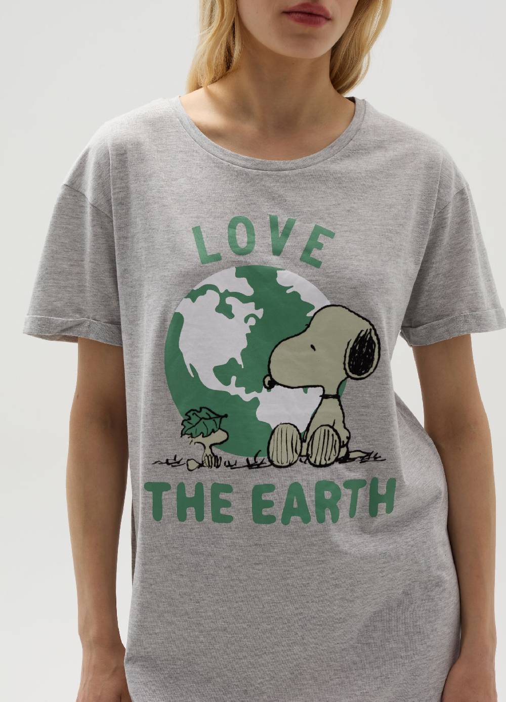 Ovs Camicia da notte stampa Snoopy Vendita Calda