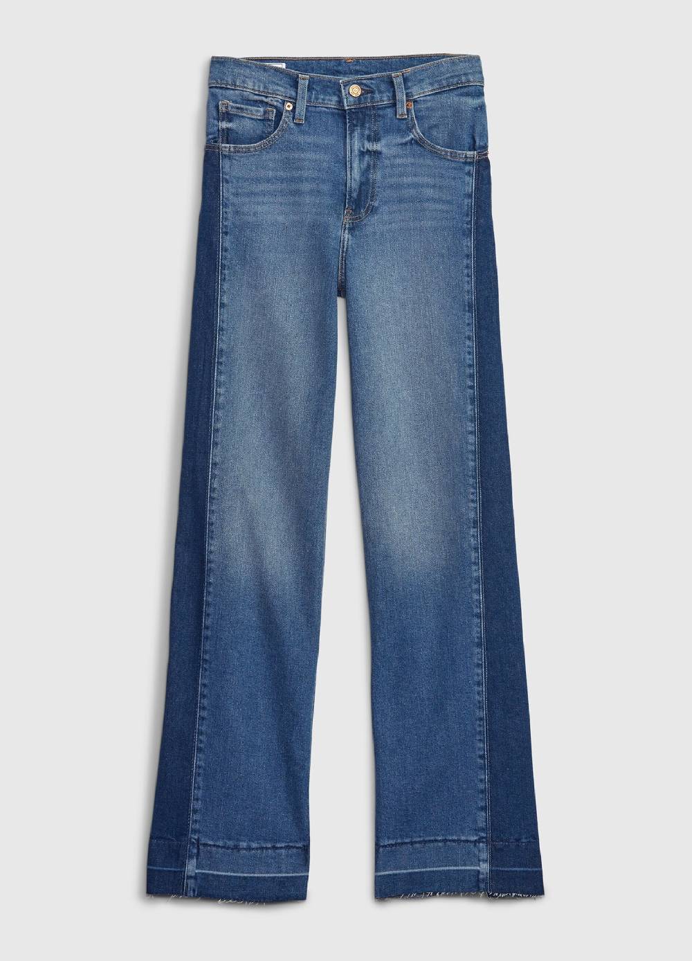 Ovs Jeans wide leg bicolore a vita alta I Più Venduti