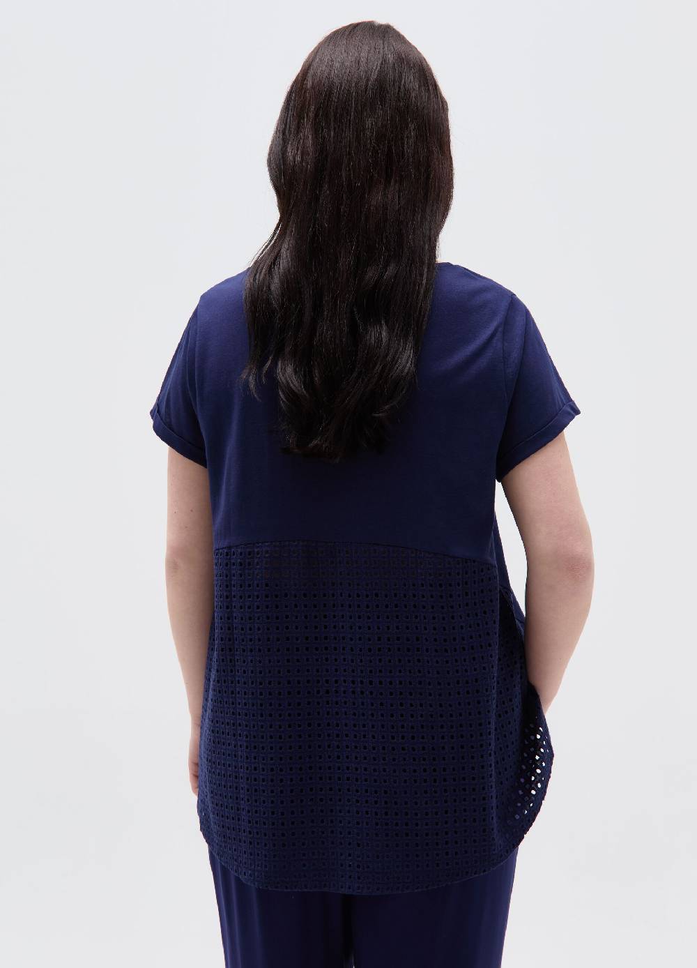 Ovs T-shirt con inserto traforato Curvy Italy