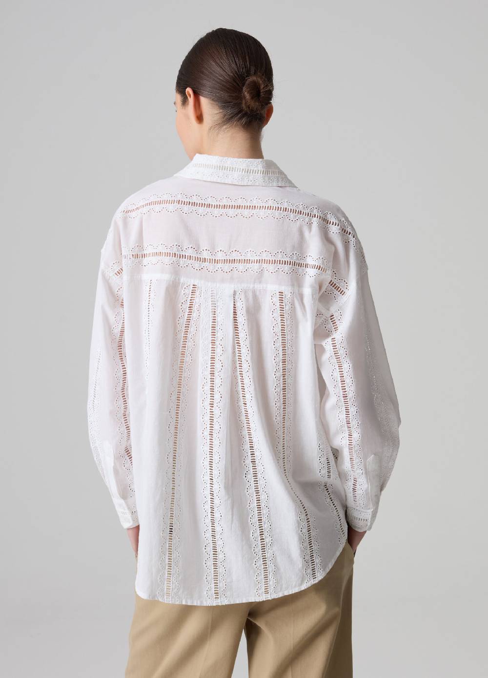 Ovs Camicia over con dettagli traforati e sangallo Qualità