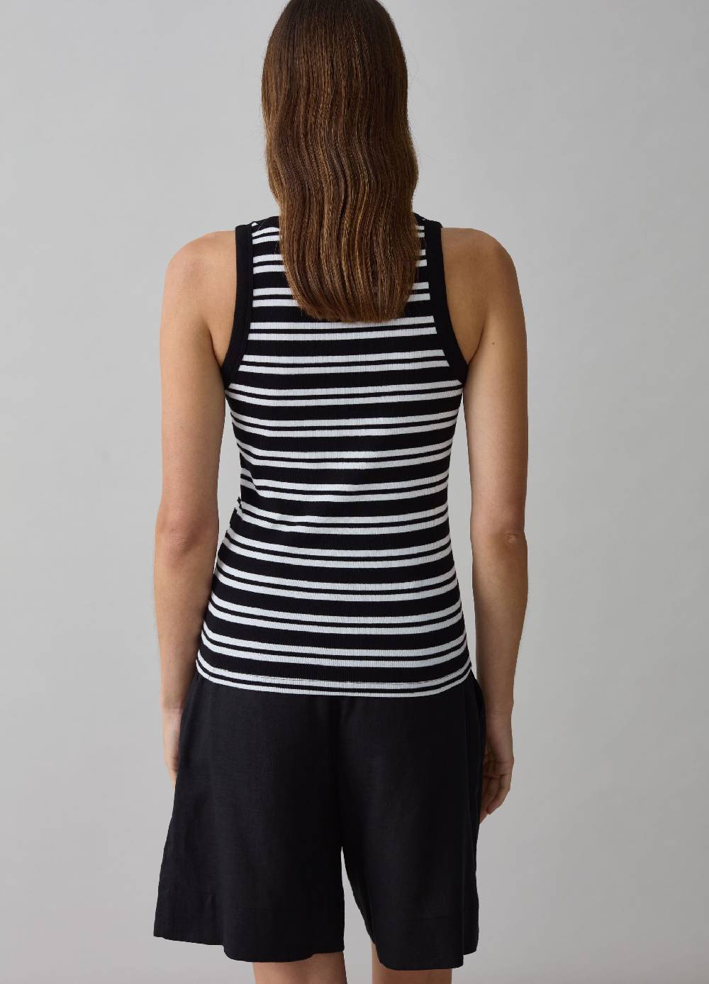 Ovs Tank top a costine fantasia a righe Promozione