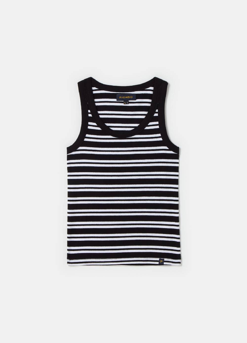 Ovs Tank top a costine fantasia a righe Promozione