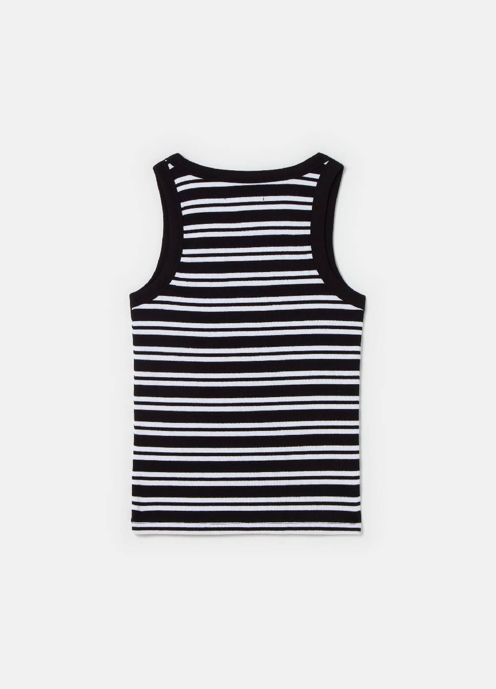 Ovs Tank top a costine fantasia a righe Promozione